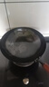 阎铁匠章丘炒锅铁锅 炒菜锅无涂层家用不易粘锅圆底轻便炒勺锻打已开锅 34cm黑锅镜面木把款4-6人D 34cm 圆底炒锅 实拍图