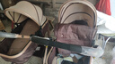 逗逗熊多功能双胞胎婴儿推车轻便高景观可坐可躺拆分折叠双人儿童手推车 奢华版卡其色【可拆分双胞胎】 实拍图