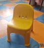 禧天龙家用加厚凳子椅子带靠背幼儿矮凳宝宝椅小板凳换鞋凳 创意凳子 亮丽黄1只装【新款椅凳】 实拍图