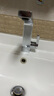 科勒全铜水龙头冷热浴室面盆台盆台上盆洗手盆时尚龙头枪灰色黑色 冰川银+60CM的进水管2根 实拍图