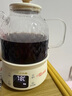 小熊（Bear）全玻璃壶体养生壶恒温壶 办公室多功能煮茶壶花茶壶 0金属养生杯 24h预约24h保温 1L YSH-M10H3 实拍图