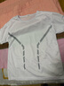 冰丝t恤男士短袖2025新款夏季运动速干透气半袖男体恤宽松上衣服 白色 2XL 实拍图