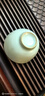 苏氏陶瓷（SUSHI CERAMICS）汝窑开片六杯开片可养金线个人杯主人杯品茗杯6个 实拍图