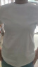 拇指白小T二代白色短袖T恤男女春夏三防纯棉白小丅打底衫上衣 白色男款 L 实拍图
