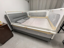 丸丫婴儿床围栏宝宝防摔防护栏床边防掉档板床头加固三面1.8*2.0 实拍图