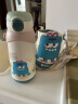 babycare儿童保温杯水杯水壶吸管杯大宝宝学饮316不锈钢三合一上学600ml 实拍图