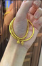 金运吉古法传承手镯女9999足金包银实心素圈金店同款婚嫁三金节日送老婆 古法手镯【拍下备注圈口】 包金3.1克-总重约30克 实拍图
