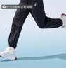 asics亚瑟士童装春夏季男女儿童舒适防蚊裤轻薄防晒裤百搭运动裤 001黑色 170 cm 实拍图