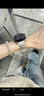 Apple/苹果 Watch Series 10 智能手表GPS款42毫米银色铝金属表壳丹宁色运动型表带S/M MX1J3CH/B 实拍图