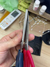 得力(deli)170mm办公生活家用剪刀 中号剪子手工剪纸刀 办公用品 蓝色0603 实拍图