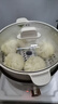 美的（Midea）电煮锅 电火锅 泡面锅 宿舍小火锅 蒸煮一体电蒸锅 多功能锅 MC-HGE2511【配带蒸笼】3L 国家补贴 实拍图