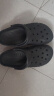 crocs卡骆驰洞洞鞋贝雅男鞋女鞋轻便耐磨一脚蹬拖鞋休闲鞋|10126 黑色-001 40 (250mm) 实拍图