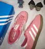 adidas「T头鞋」STADT经典时尚薄底运动板鞋男女阿迪达斯三叶草   蓝色/乳白色/纸板黄 (推荐女生选小半码)   38 实拍图