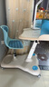 天文（TEN-WIN）儿童桌椅套装可升降调节小学生家用移动一体学习桌游学巴士pro款 实拍图