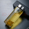 希诺玻璃杯单层加厚大容量家用办公泡茶杯子男车载水杯XN-6017L 530mL 实拍图