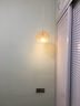 华木轩书房餐厅灯具中式阳台过道灯东南亚餐厅灯饭店茶楼单头藤艺小吊灯 D款（本色）直径20*高17CM 实拍图