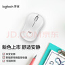 罗技（Logitech）M221 轻音鼠标 无线鼠标 办公鼠标 对称鼠标 带无线微型接收器 米白色 实拍图