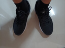 李宁运动鞋男鞋轻便透气网面拼接缓震跑步鞋黑色低帮软底休闲慢跑鞋 【透气网面】黑色/标准白(009款)-2 41 实拍图