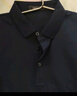 雅戈尔（YOUNGOR）短袖POLO衫男扁机领长绒棉冰凉丝清凉透气POLO衫新品 VSPC533033FCA藏青色 2XL 实拍图