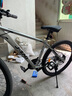 京东京造 XC350山地自行车铝合金禧玛诺21速油压碟刹成年人学生17寸时空银 实拍图