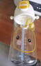 英氏（YEEHOO）儿童水杯运动杯夏季水杯背带杯子婴儿学饮杯牛奶杯-黄皮皮兔 实拍图
