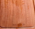 美厨（maxcook）乌檀木砧板 加厚天然整木菜板 实木案板方形40*28*2.5cm MCPJ5340 实拍图