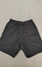 MUJI女式 水洗 平纹 短裤 休闲 裤子女款夏季款女装中裤 外穿 黑色5S M (160/66A) 实拍图
