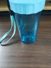 特百惠（Tupperware）雅致300ML塑料杯男女士学生儿童夏季水杯子户外便携口袋杯 晴天蓝 实拍图