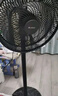 美的（Midea）【品质推荐】七叶轻音柔风电风扇/家用省电落地扇/台式电扇/广角摇头节能宿舍小型风扇 SAE35CA 实拍图