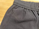 左斯客新中式亚麻裤男士夏季薄款舒适透气直筒休闲长裤宽松棉麻裤 C2浅灰色 2XL 实拍图