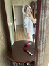 无印良品（MUJI）女式 汉麻水洗衬衫领长袖衬衫女士衬衣外套外衣 25年夏季女装上衣 蓝色条纹 L （165/88A） 实拍图