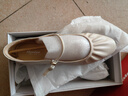 拔佳（Bata）雪芙玛丽珍女春商场新款百搭羊皮通勤软底浅口鞋AFY29AQ4 米白 39 实拍图