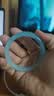 周六福天空蓝玉髓手镯宽条新中式国风送女友生日礼物 58mm 实拍图