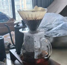 CLITON手冲咖啡器具套装 滴漏式咖啡壶玻璃分享壶不锈钢手冲壶滤纸滤杯  实拍图