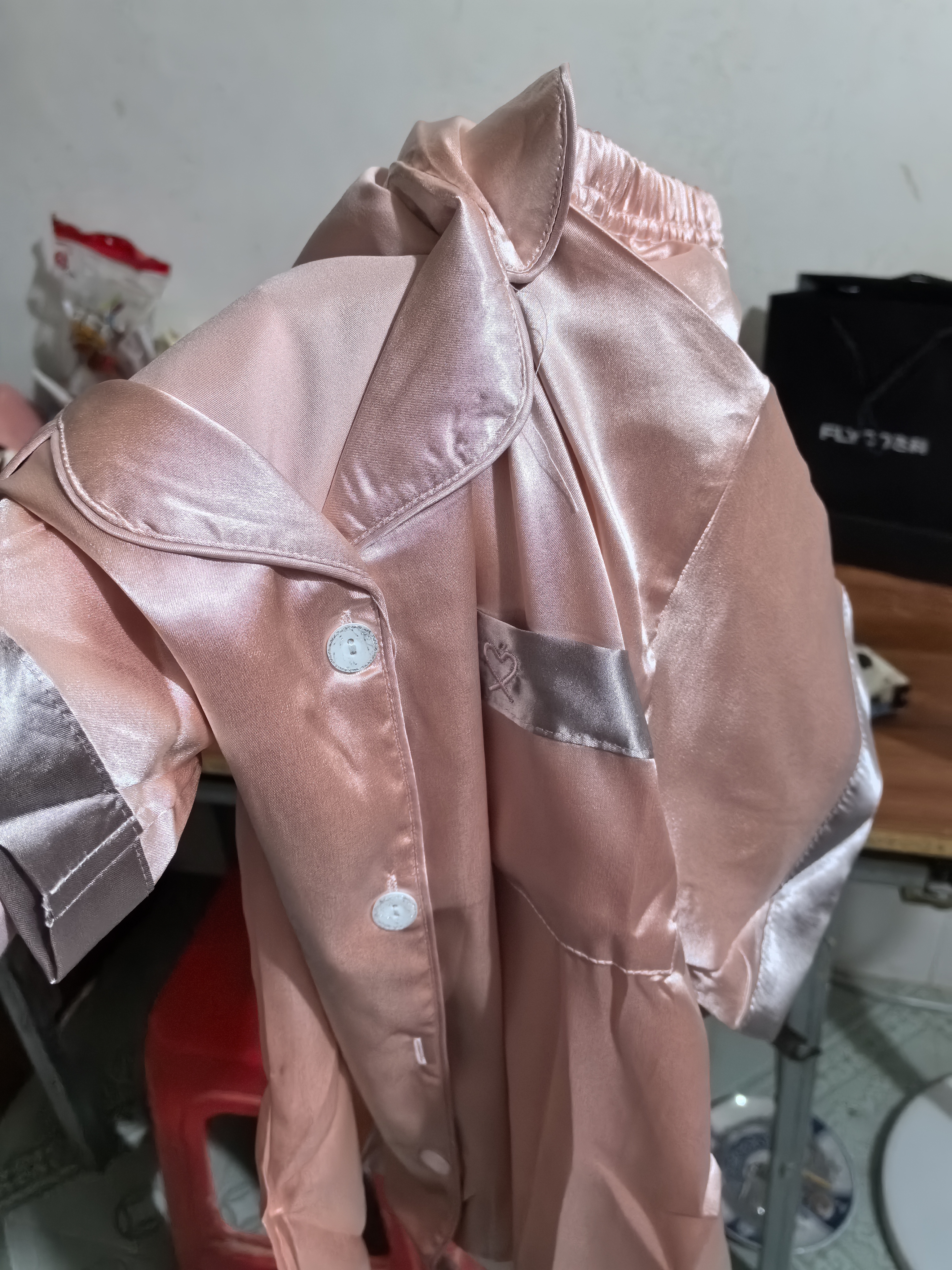 夏季冰丝睡衣女甜美风新款高颜值凉感短袖家居服休闲小众风两件套 套EE2130 M 【建议80-100斤】 实拍图