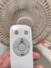 美的（Midea）【劲风酷爽】七叶轻音柔风电风扇家用遥控落地扇台式桌面小型风扇大风力节能立式摇头电扇 SAH30BK 实拍图
