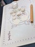 JCZS硅胶垫面板揉面垫加厚食品级母婴级家用擀面垫子和面垫加厚面粉垫 [80*60特加厚4mm]720g 实拍图