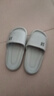 【山姆同款】3cm加厚防滑拖鞋eva情侣防臭浴室拖凉拖鞋男女柔软 灰色-居家拖鞋 40 【建议拍大1-2码】 实拍图
