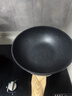 炊大皇 炒锅不粘锅 麦饭石色家用炒菜锅30cm 电磁炉通用 黑曜石C30JD1 实拍图