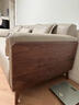 纽菲乐实木真皮沙发3米大平层北美黑胡桃木客厅四人沙发组合原创设计 真皮四人沙发2.8米 实拍图