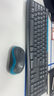罗技（Logitech）MK275 键鼠套装 无线键鼠套装 办公键鼠套装 全尺寸 商务键鼠套装 带无线2.4G接收器 黑蓝色 实拍图