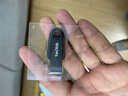 闪迪（SanDisk）64GB USB3.2 U盘 CZ550黑色 读速100MB/s 安全加密 数据恢复 学习办公电脑车载 高速大容量优盘 实拍图