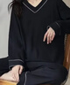 带胸垫新款睡衣女秋季休闲长袖套装棉质简约条纹慵懒风家居服 奶黄色【带胸垫】 L【推荐身高155-160】 实拍图