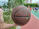 麦蒂 /篮球真皮质感室内室外水泥地耐磨皮球中小学生成人训练比赛蓝球 基础礼包+高弹超纤燃灰赛事用球 7号 实拍图