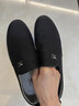 七匹狼休闲鞋男夏季布鞋男休闲板鞋轻便运动鞋子男一脚蹬懒人透气帆布鞋 黑色9431 42 实拍图