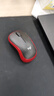 罗技（Logitech）M185鼠标 无线鼠标 办公鼠标 对称鼠标 黑色红边 带无线2.4G接收器 实拍图