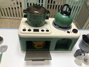 EagleStone儿童厨房玩具3-6岁做饭玩具过家家小厨房2岁女孩玩具煮饭仿真大号 4合1仿真厨房 声光喷雾61件套绿 六一儿童节礼物生日男女孩1到3岁 实拍图