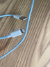 帅玺 适用iphone14数据线手机充电线苹果13快充usb12Pro平板11ipad短款xr 单条装-(天空蓝) 1米 实拍图