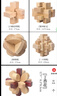 乐智由我鲁班锁5件套榫卯积木孔明锁儿童益智解锁玩具生日礼物男孩 实拍图