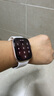 Apple/苹果 Watch Series 10 智能手表GPS款46毫米玫瑰金色铝金属表壳淡桃粉色运动型表带M/L MX2A3CH/B 实拍图
